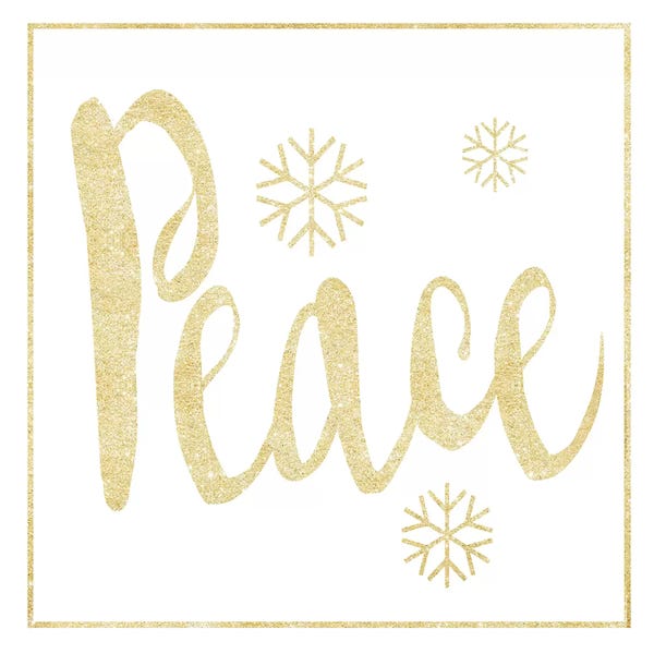 Seasonal Glam: Golden Peace I by hartworks