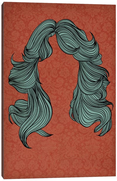 Feathered hair Canvas Art Print - Darklord