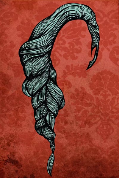 Fishtail  by 5by5collective canvas print