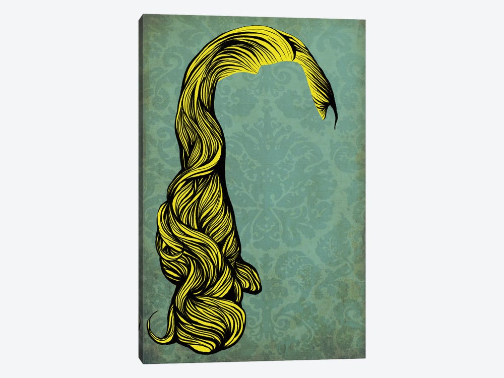 Big Hair by 5by5collective 1-piece Canvas Art Print