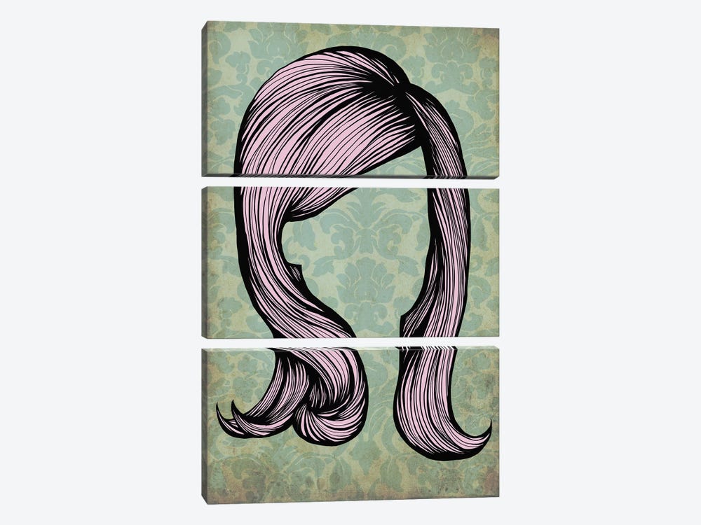 Bouffant #2  by 5by5collective 3-piece Canvas Art