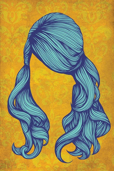 Pouf #1  by 5by5collective canvas print