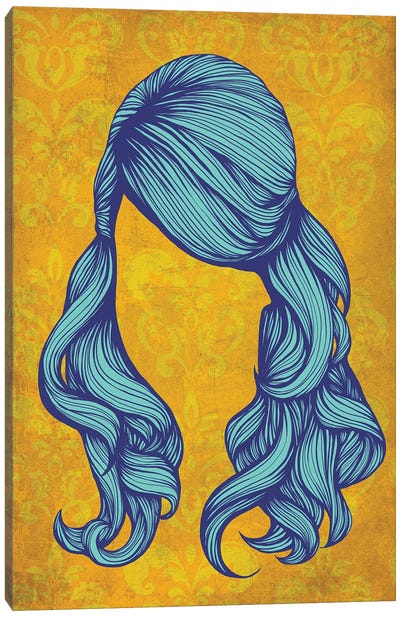 Pouf #1  Canvas Art Print - Get Your Hair Did