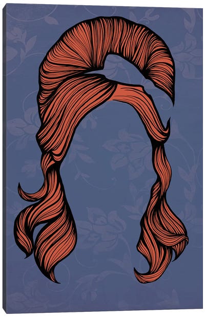 Pouf #2  Canvas Art Print - Get Your Hair Did