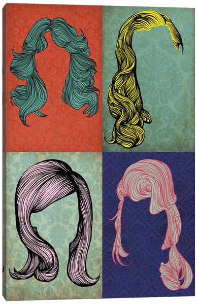Mix Style #4 Canvas Art Print - Get Your Hair Did