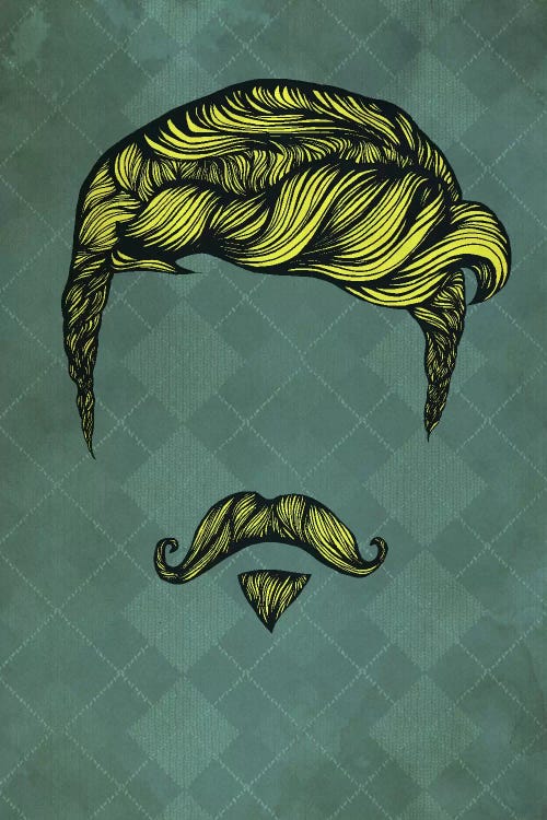 Handlebar Soulpatch by 5by5collective wall art