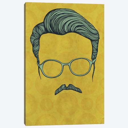 Moustache  Canvas Print #HSC3} by 5by5collective Canvas Art