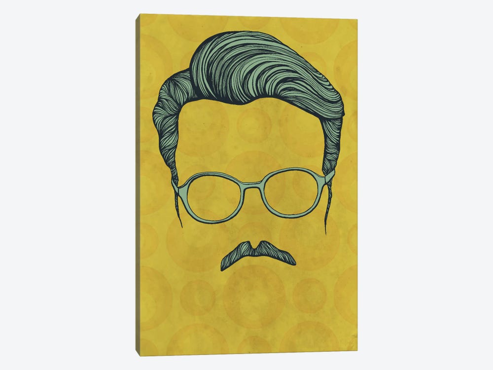 Moustache  by 5by5collective 1-piece Art Print