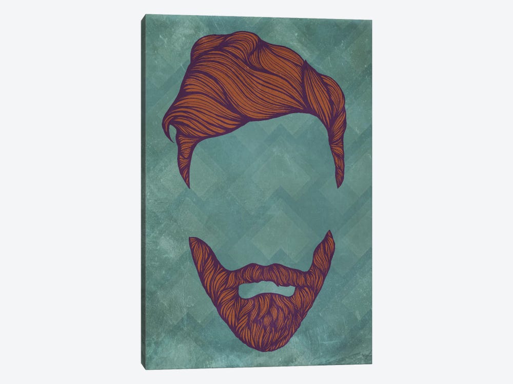 Quiff  by 5by5collective 1-piece Canvas Wall Art