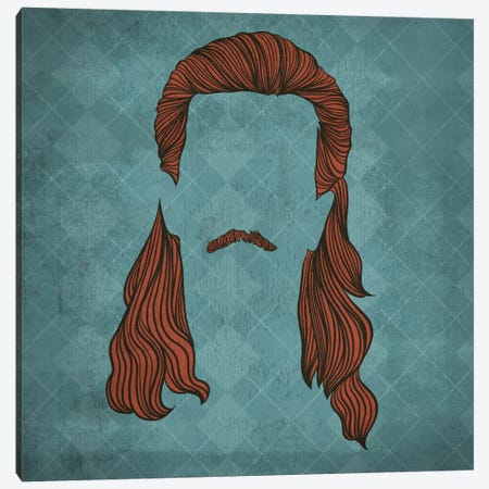 Mullet  Canvas Print #HSC8} by 5by5collective Canvas Artwork