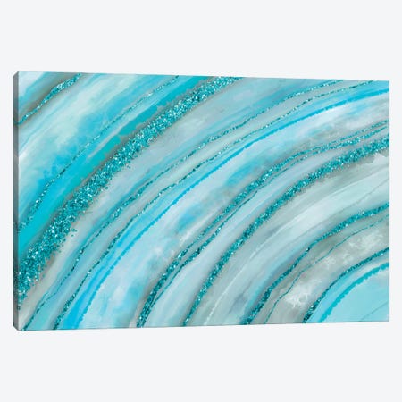 Glamour Geode Canvas Print #HSE106} by Andrea Haase Canvas Artwork