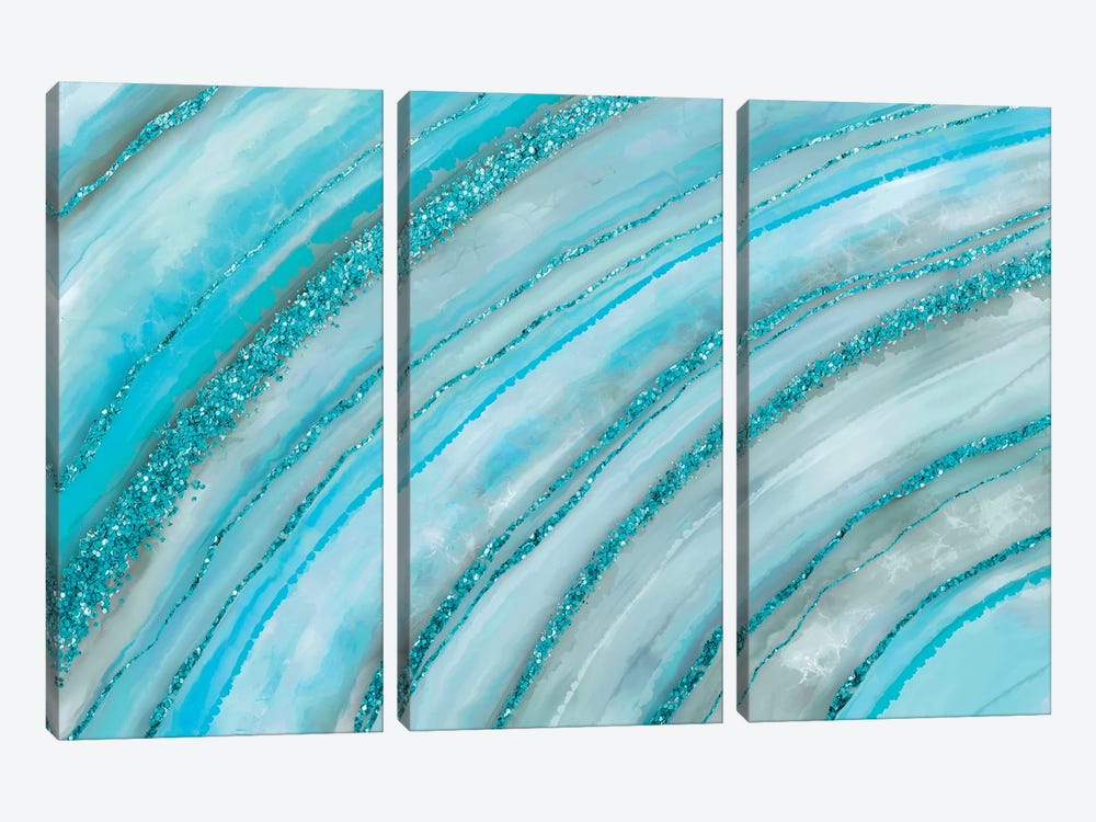 Glamour Geode by Andrea Haase 3-piece Canvas Wall Art