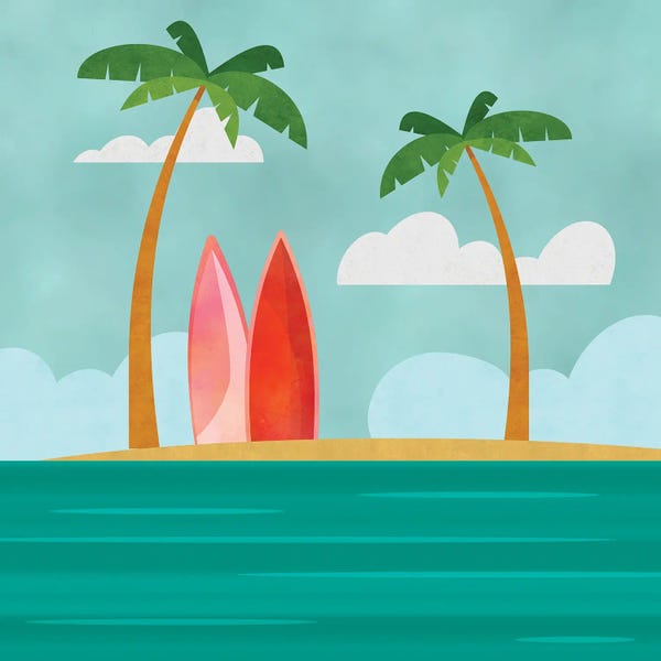 Andrea Haase: Caribbean Surf Spot by Andrea Haase