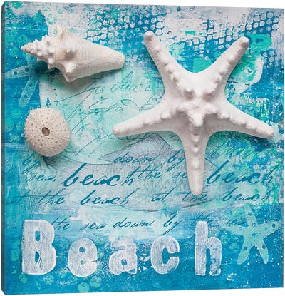 Beach Summer Canvas Art Print - Andrea Haase