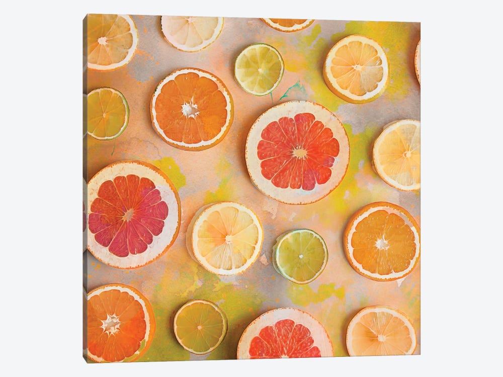 Citrus Fun by Andrea Haase 1-piece Canvas Artwork