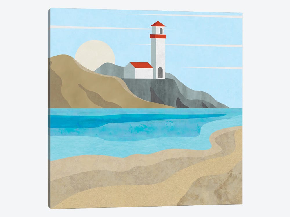 East End Lighthouse by Andrea Haase 1-piece Canvas Art Print