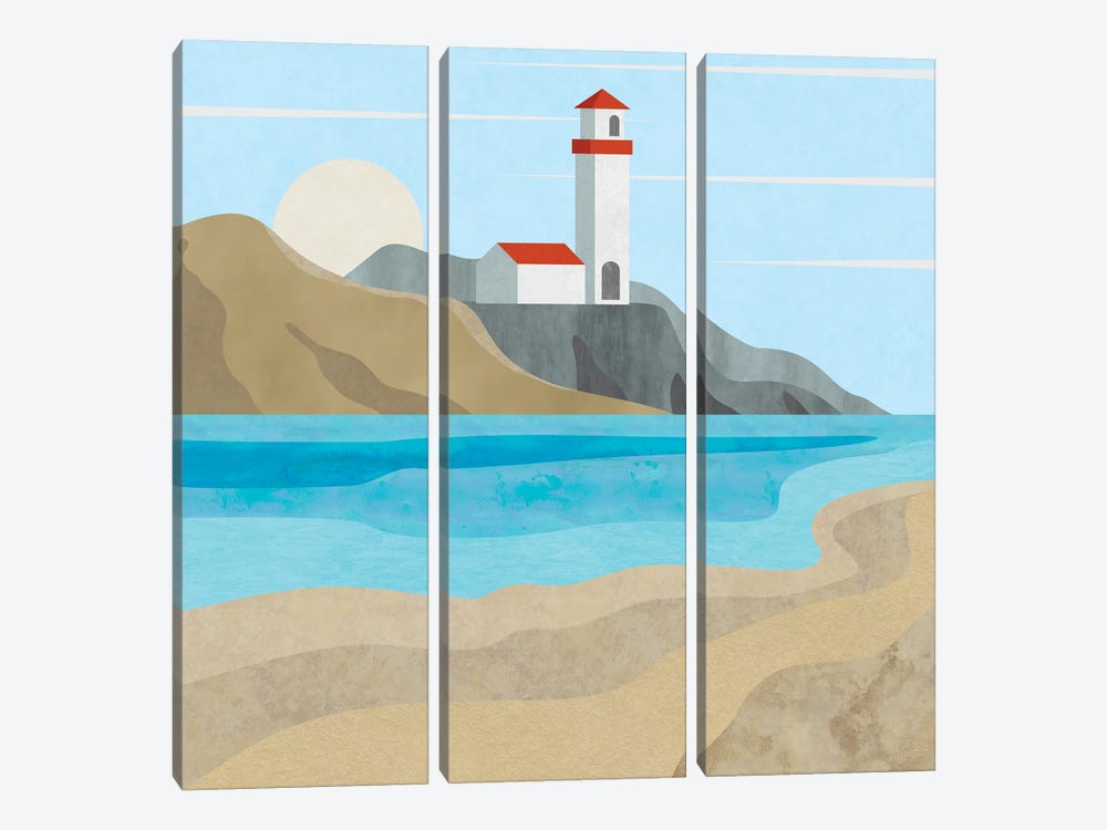 East End Lighthouse by Andrea Haase 3-piece Art Print