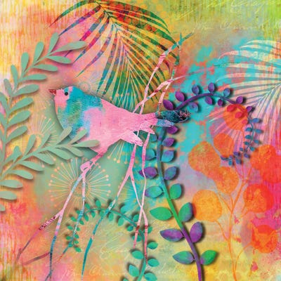 Happy Summer Bird by Andrea Haase art print