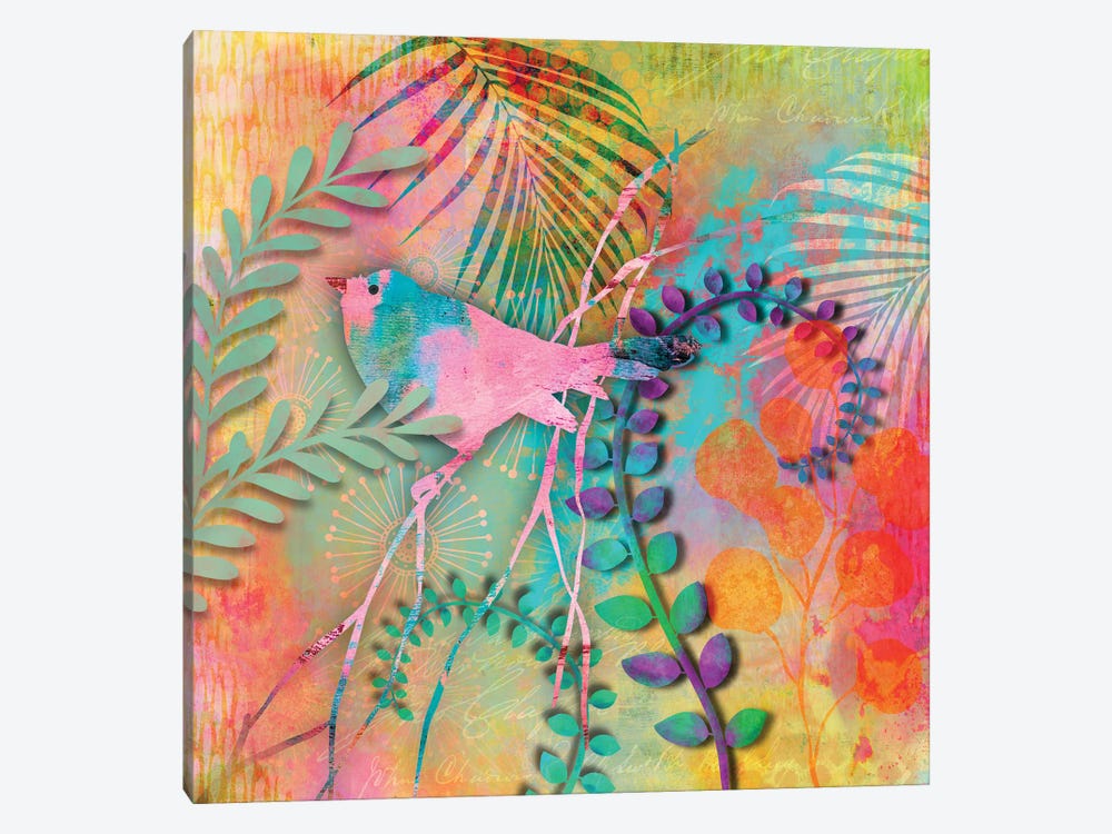 Happy Summer Bird by Andrea Haase 1-piece Canvas Art Print
