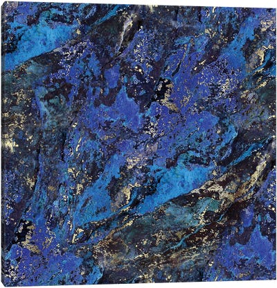 Lapis Lazuli Stone Canvas Art Print - Andrea Haase