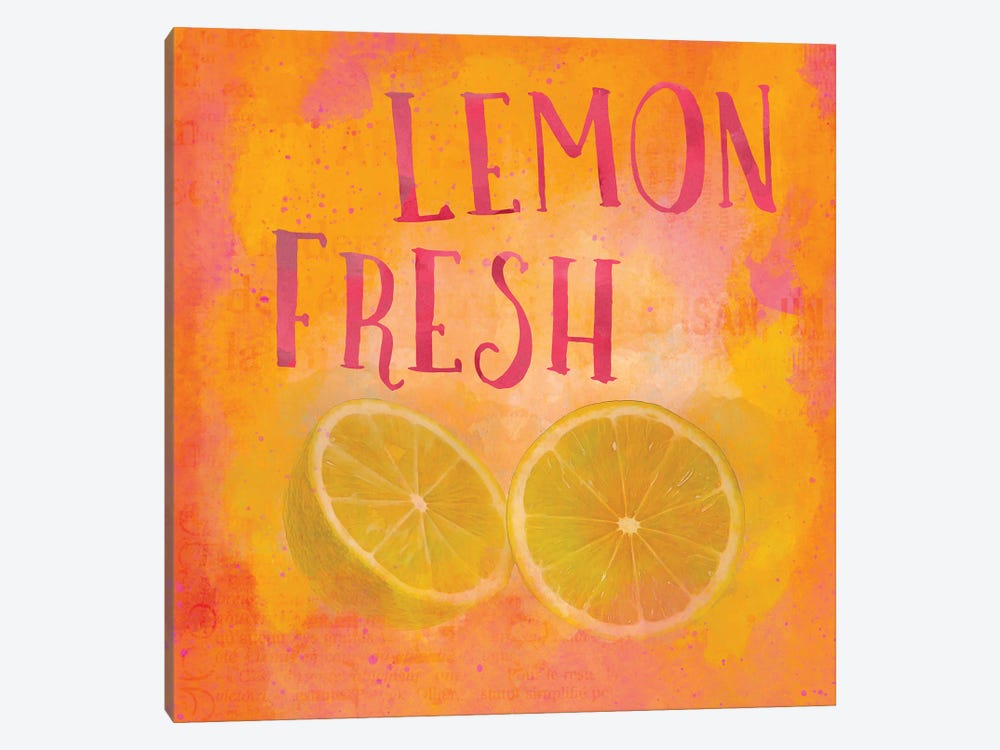 Lemon Fresh by Andrea Haase 1-piece Canvas Art Print