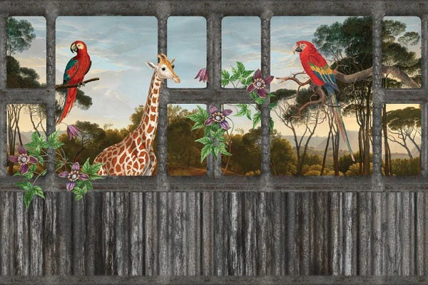 Andrea Haase: Lost Jungle Palace (Giraffes) by Andrea Haase