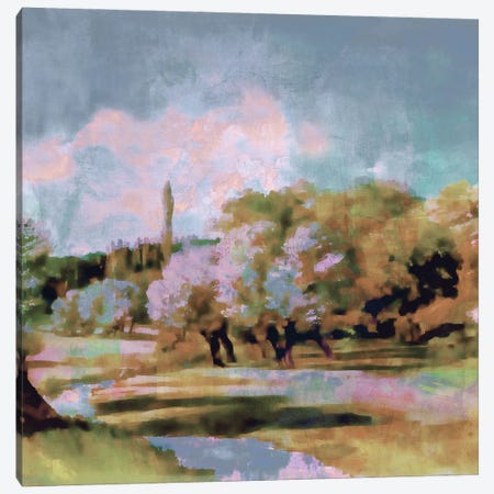 Spring Day Landscape Canvas Print #HSE151} by Andrea Haase Canvas Art