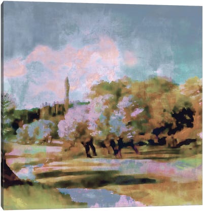 Spring Day Landscape Canvas Art Print - Andrea Haase