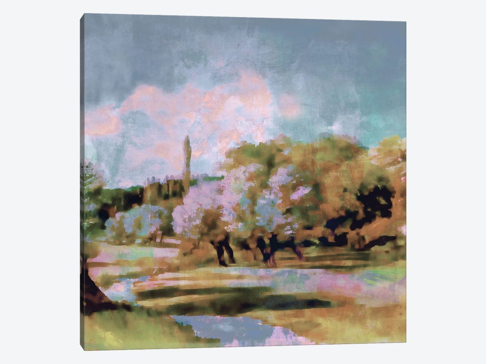 Spring Day Landscape by Andrea Haase 1-piece Canvas Artwork