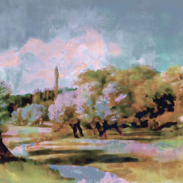 Andrea Haase: Spring Day Landscape by Andrea Haase
