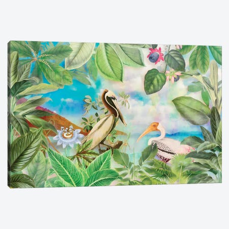 Tropical Paradise Canvas Print #HSE157} by Andrea Haase Art Print