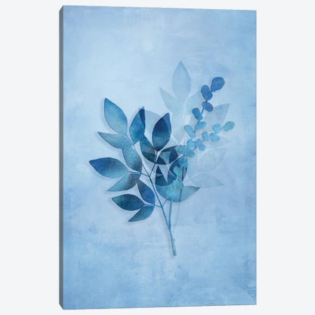 Tropical Night In Blue I Canvas Print #HSE162} by Andrea Haase Art Print