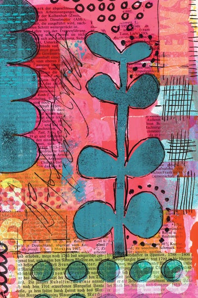 Collage Chronicles by Andrea Haase art print