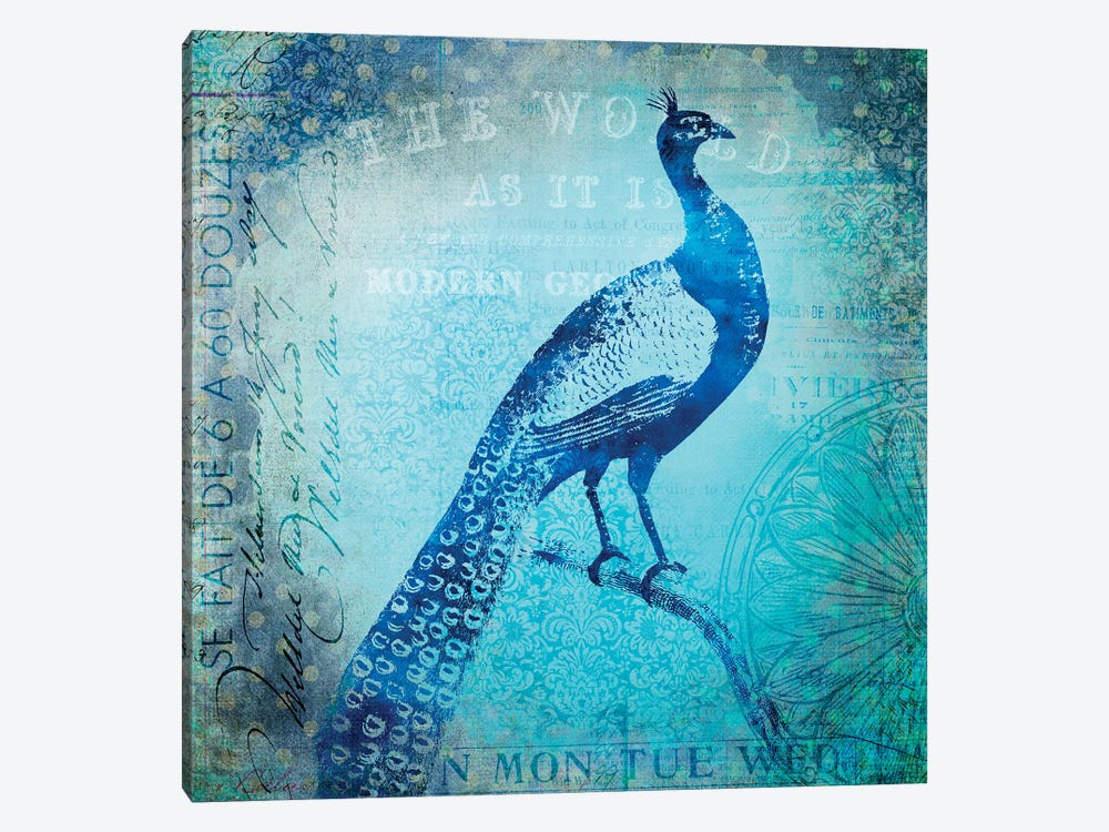 Peacocks Journey by Andrea Haase 1-piece Canvas Art