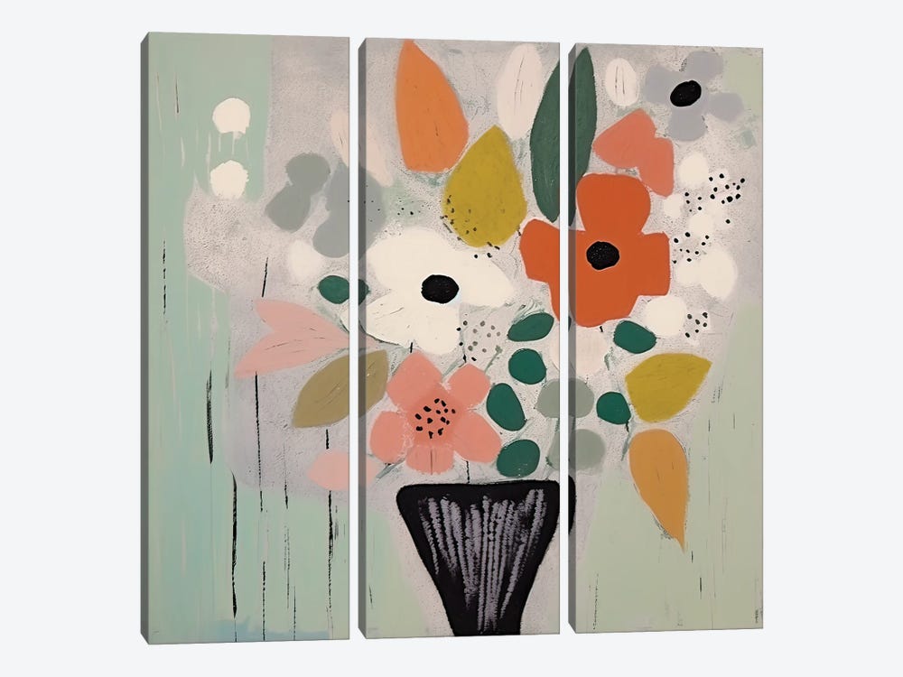 The Artful Blooms by Andrea Haase 3-piece Art Print
