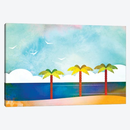 A Tropical Sea Breeze Canvas Print #HSE1} by Andrea Haase Canvas Wall Art