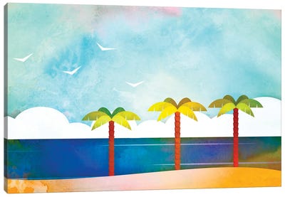 A Tropical Sea Breeze Canvas Art Print - Andrea Haase
