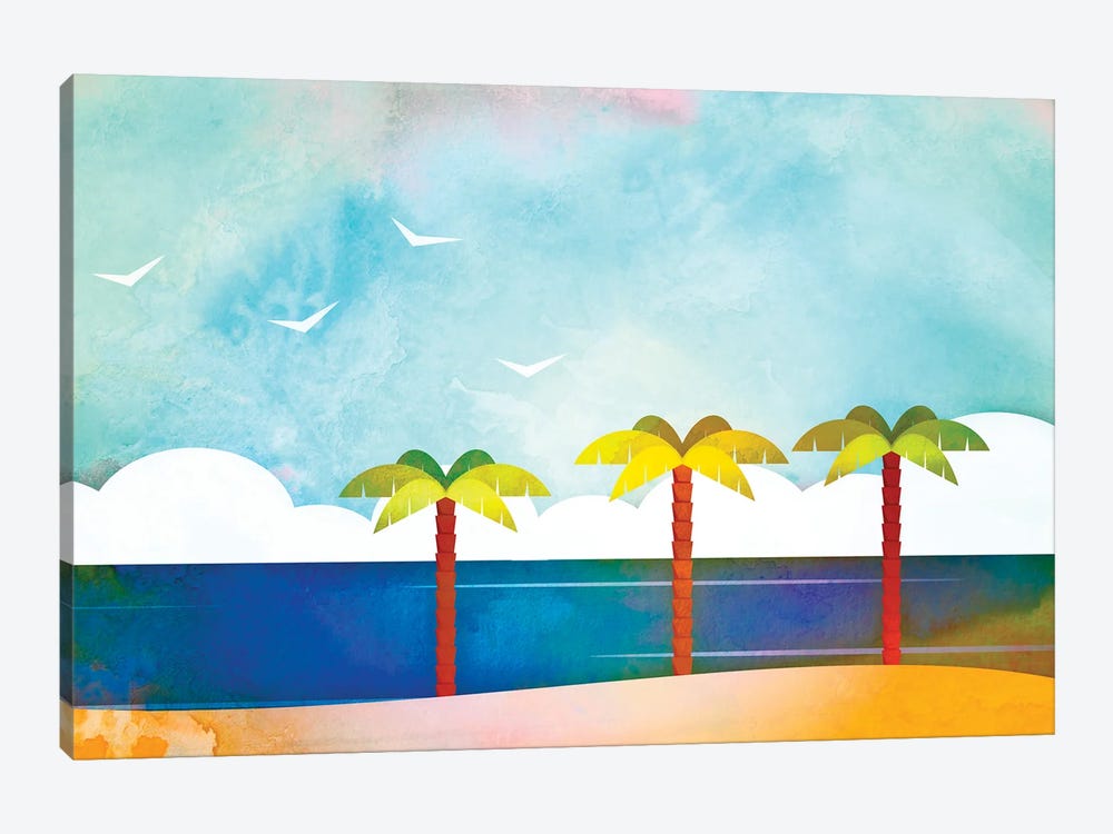 A Tropical Sea Breeze by Andrea Haase 1-piece Art Print