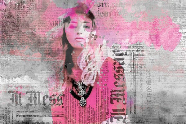 Andrea Haase: Amsterdam City Girl Pink by Andrea Haase