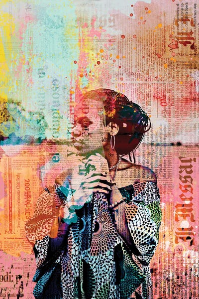 Los Angeles City Girl by Andrea Haase art print