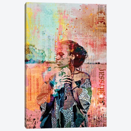 Los Angeles City Girl Canvas Print #HSE44} by Andrea Haase Canvas Art Print