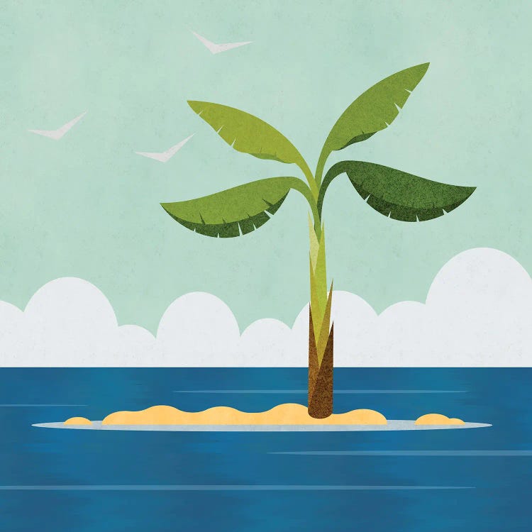 Palm Tree Island by Andrea Haase wall art