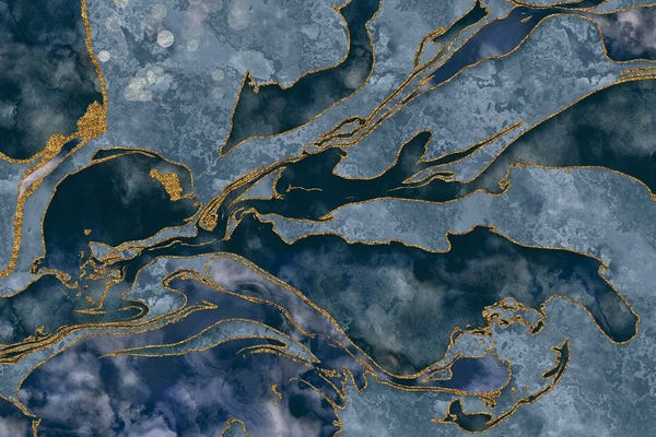 Andrea Haase: Precious Blue Mineral by Andrea Haase