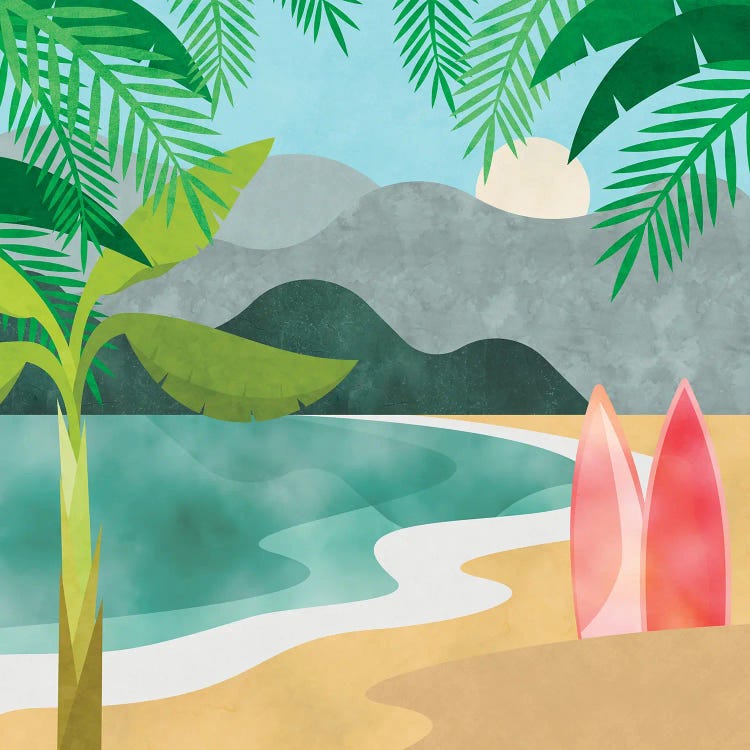 Secret Surf Spot by Andrea Haase wall art