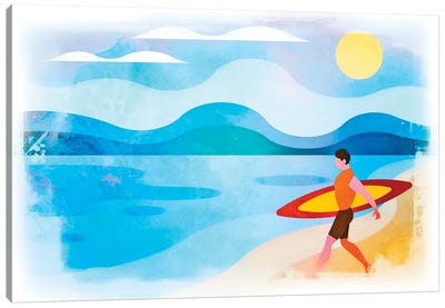 Surfers Paradise Canvas Art Print - Andrea Haase