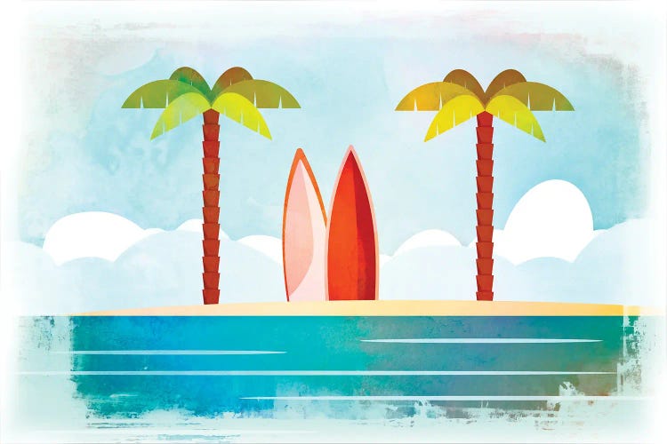 Tropical Island by Andrea Haase wall art