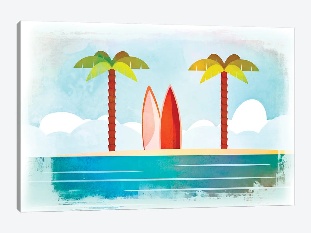 Tropical Island by Andrea Haase 1-piece Canvas Wall Art