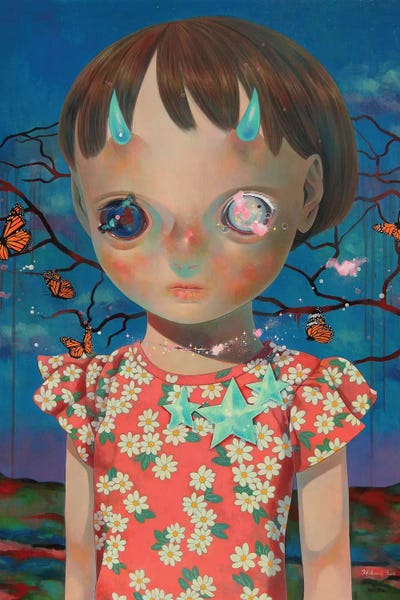 Whereabouts Of God Series: Nobody #2 by Hikari Shimoda framed canvas print