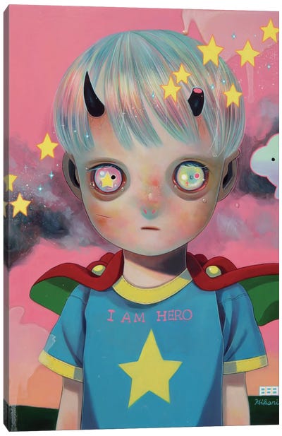 Children of this Planet Series: #29 Canvas Art Print - Kids Fantasy Art