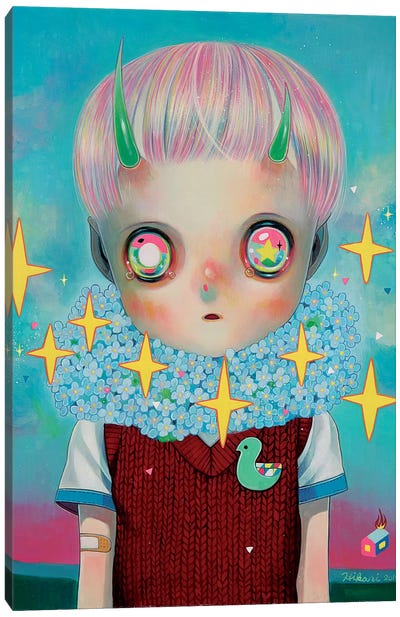 Children of this Planet Series: #26 Canvas Art Print - Hikari Shimoda